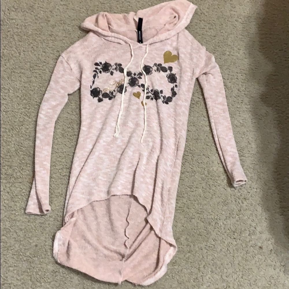 “Love” knit sweatshirt